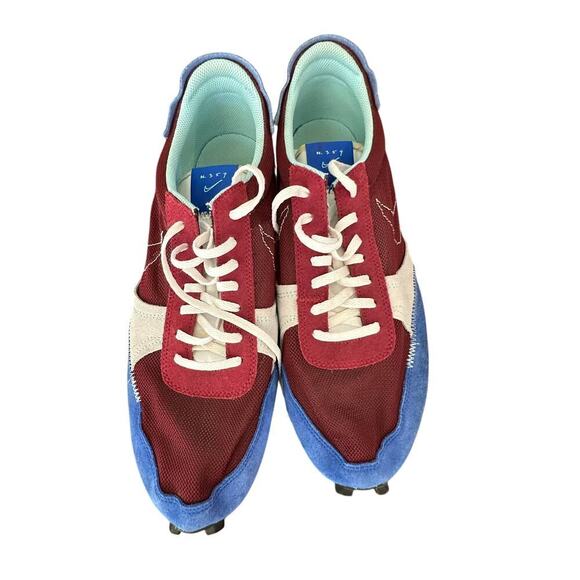 Nike Men's Red Blue Dbreak-Type Suede Mesh Lace Up Casual Sneaker Shoes Size 14 - Picture 10 of 13